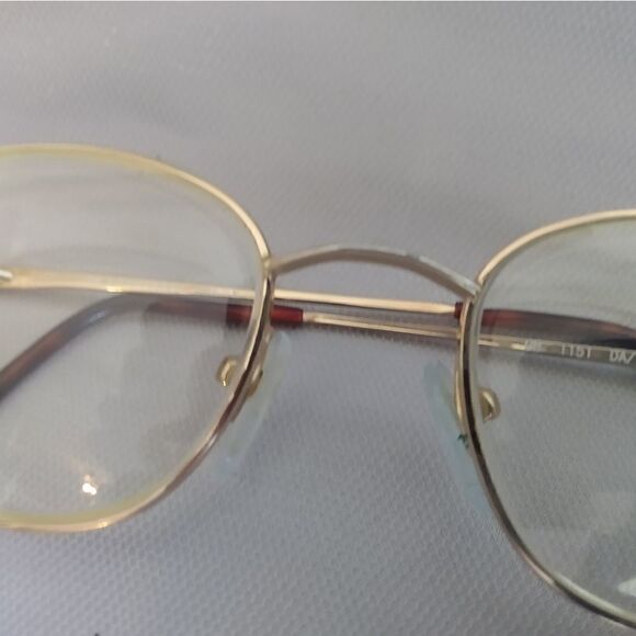 EUC GEOFFREY BEENE 1151 DA/YG 140 Gold & Brown Eyeglasses Frames ONLY - Picture 11 of 11